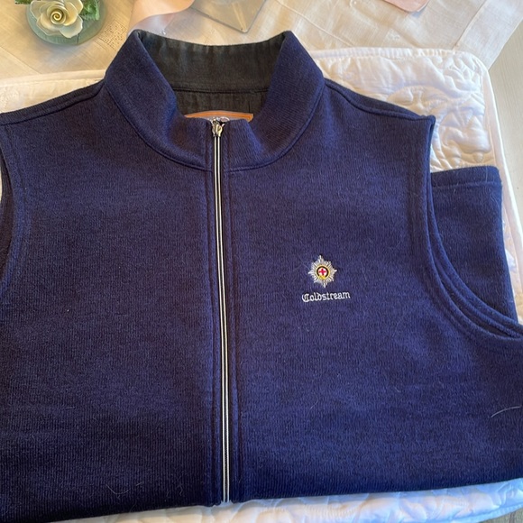 Straight Down Golf Vest. Navy Blue. Size XL - Picture 6 of 6